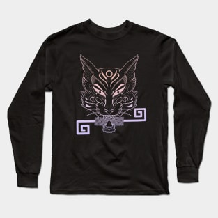 Magic kitsune fox with key Long Sleeve T-Shirt